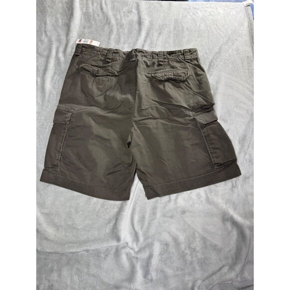 Chaps Mens Cargo Shorts Size 42 100% Cotton Dark Gray Durable Comfortable Summer - Picture 10 of 12
